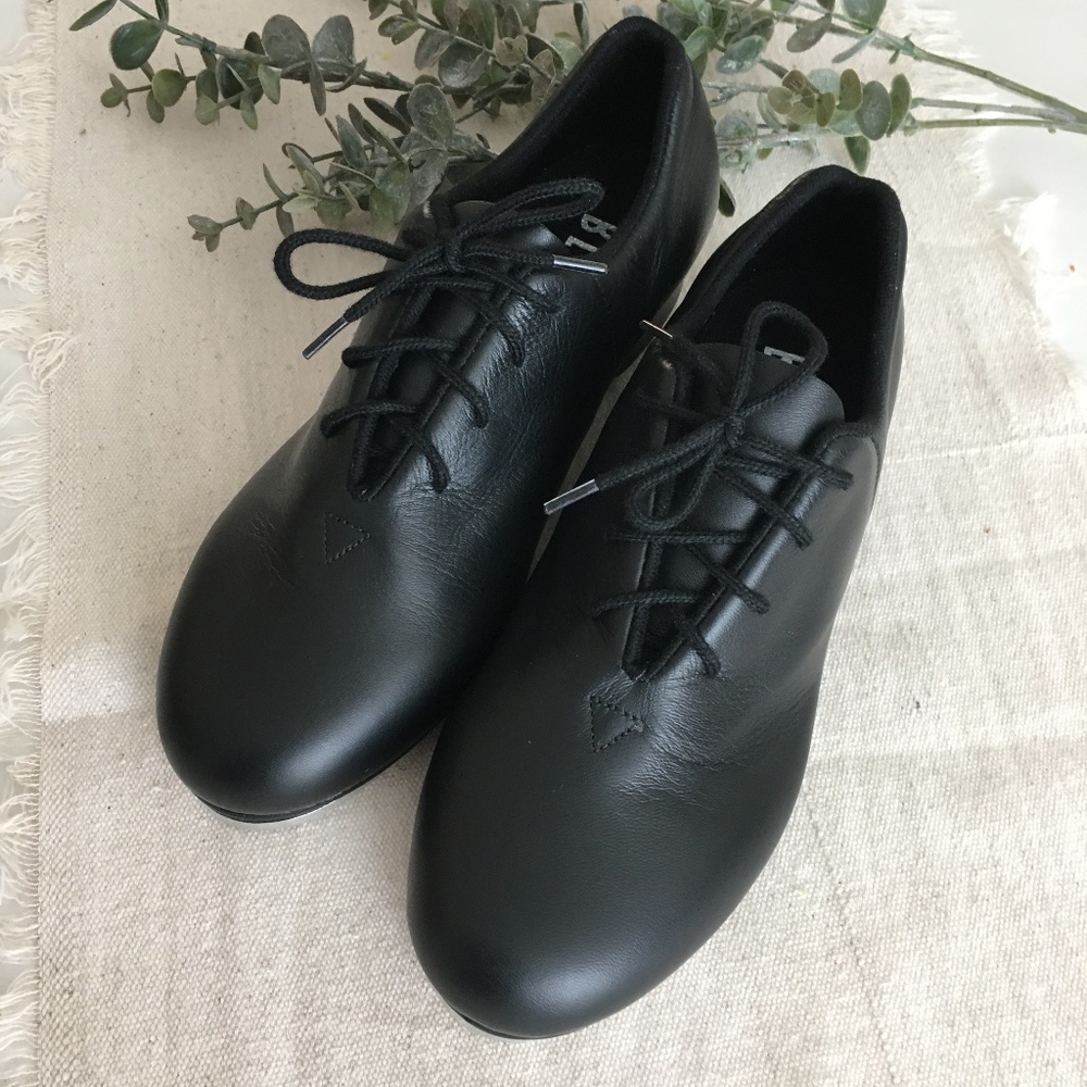 Bloch Ladies Tap-Flex Black Leather Tap Shoes Size 4.5, 4 1/2 M - S0388L